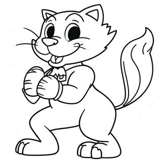 Kentucky Wildcats Mascot Coloring Page 56804-45334