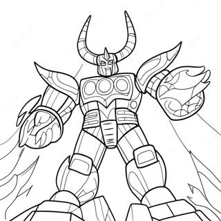 Epic Unicron Battle Coloring Page 56814-45350