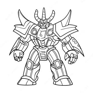 Epic Unicron Battle Coloring Page 56814-45351