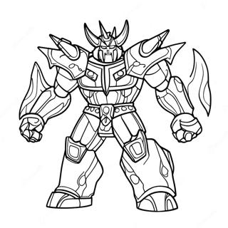 Epic Unicron Battle Coloring Page 56814-45352