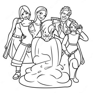 Epic Fortnite Characters Birthday Coloring Page 56834-45353