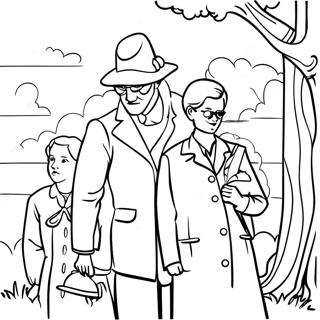 To Kill A Mockingbird Coloring Pages