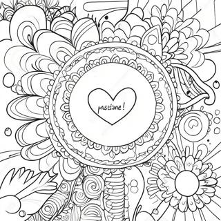 Positive Affirmation Recovery Coloring Page 5687-4657