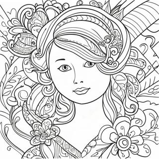 Positive Affirmation Recovery Coloring Page 5687-4659