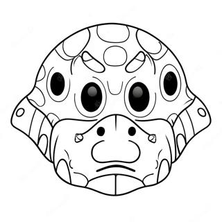 Dinosaur Mask Coloring Page 56893-45402