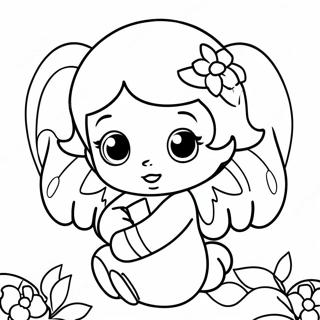 Precious Moments Angel Coloring Page 56903-45405