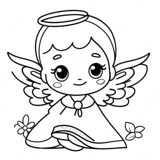 Precious Moments Angel Coloring Page 56903-45406