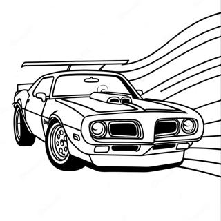 Trans Am Racing Scene Coloring Page 56944-45438