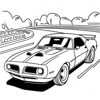 Trans Am Racing Scene Coloring Page 56944-45439