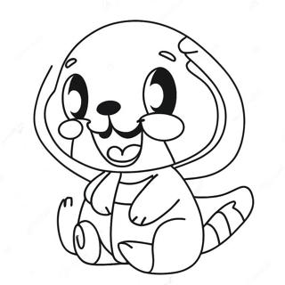 Cute Error Sans With A Smile Coloring Page 56974-45466