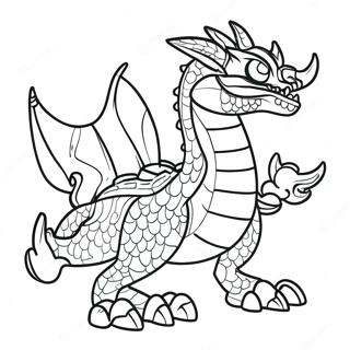 Ninjago Dragon Coloring Pages