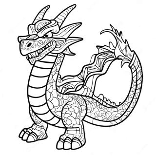 Ninjago Dragon Coloring Page 57013-45494