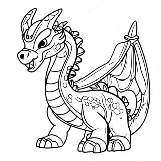 Ninjago Dragon Coloring Page 57013-45495