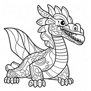 Ninjago Dragon Coloring Page 57013-45747