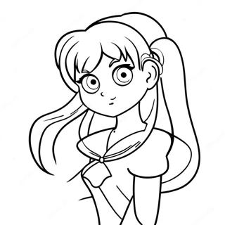 Sailor Pluto Coloring Page 57033-45758