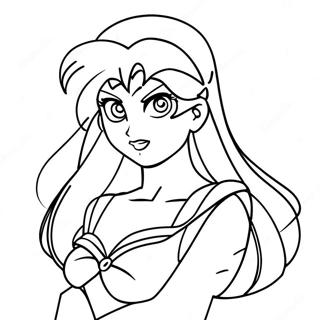 Sailor Pluto Coloring Page 57033-45759