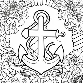 Unique Anchor For Adults Coloring Pages