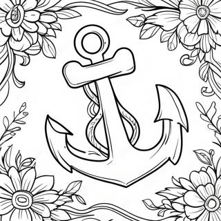 Unique Anchor Coloring Page 57043-45770