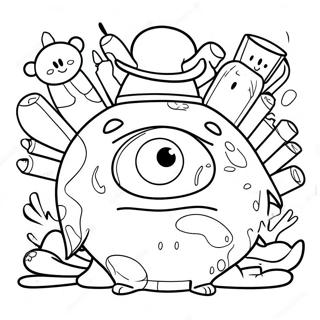 Fun State Testing Characters Coloring Page 57074-45545