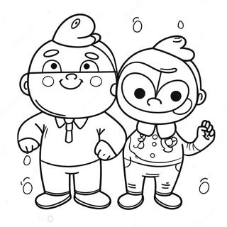 Fun State Testing Characters Coloring Page 57074-45546