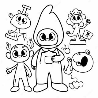 Fun State Testing Characters Coloring Page 57074-45548