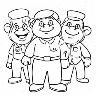 Fun State Testing Characters Coloring Page 57074-45799