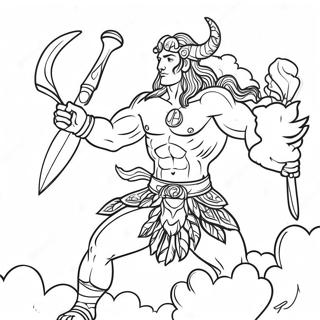 Advanced Mythology Coloring Page 57083-45550