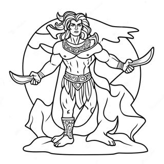 Advanced Mythology Coloring Page 57083-45805