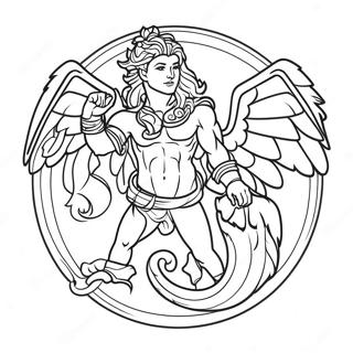 Advanced Mythology Coloring Page 57083-45807