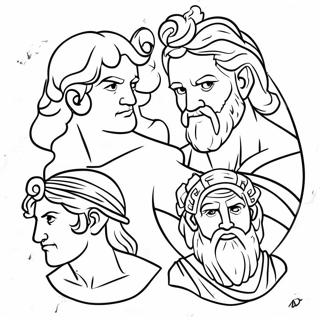 Epic Greek Gods Coloring Page 57084-45554