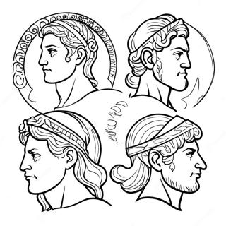 Epic Greek Gods Coloring Page 57084-45556