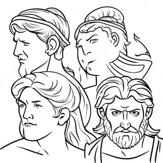 Epic Greek Gods Coloring Page 57084-45802