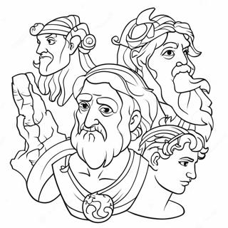 Epic Greek Gods Coloring Page 57084-45803