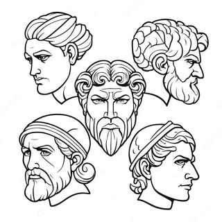 Epic Greek Gods Coloring Page 57084-45804