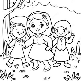 Elinor And Friends Exploring Nature Coloring Page 57094-45813