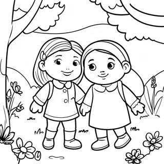 Elinor And Friends Exploring Nature Coloring Page 57094-45815