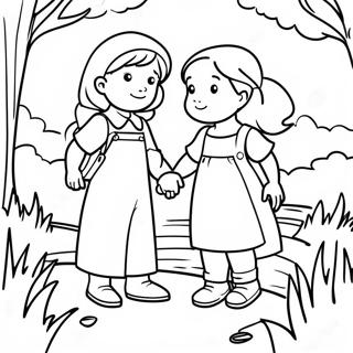 Elinor And Friends Exploring Nature Coloring Page 57094-45816