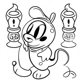 Disney Tattoo Coloring Pages