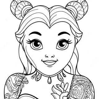 Disney Tattoo Coloring Page 57143-45847