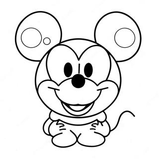 Mickey Mouse Tattoo Coloring Page 57144-45853