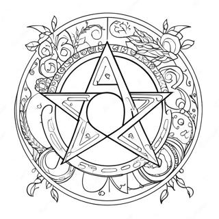 Wiccan Coloring Pages