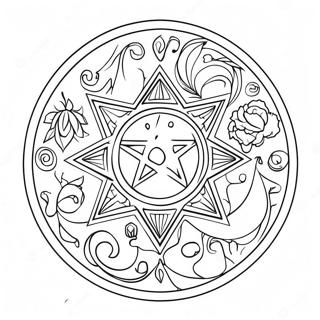 Wiccan Symbols Coloring Page 57173-45874