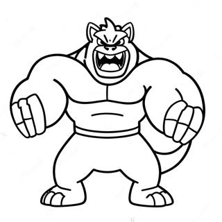 Incineroar Coloring Page 57193-45887