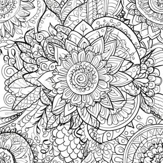 Indian Mandala Patterns Coloring Page 57203-45893