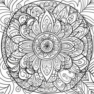 Indian Mandala Patterns Coloring Page 57203-45894