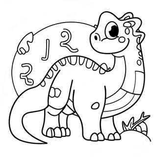 Dinosaur Alphabet Coloring Page 57213-45908