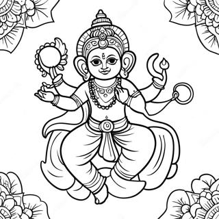 Hindu Coloring Pages