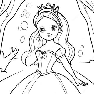 Princess Game Coloring Pages