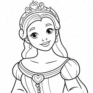 Princess Game Coloring Page 57233-45918