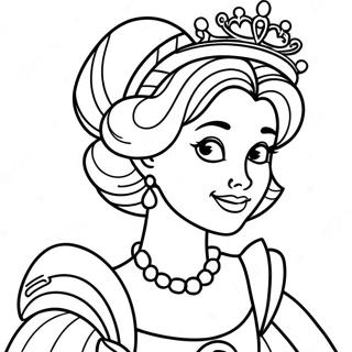 Princess Game Coloring Page 57233-45919